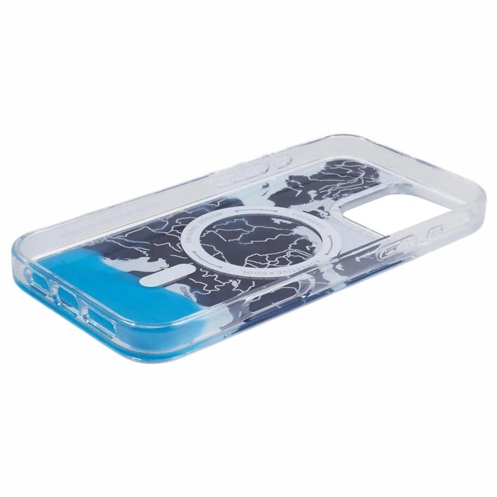YOUNGKIT For iPhone 16 Pro Max Case Compatible with MagSafe IMD Map Pattern Quicksand PC+TPU Phone Cover - Europe - 5