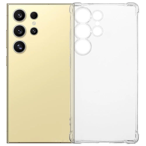 For Samsung Galaxy S25 Ultra Phone Case Reinforced Four Corner Anti-Drop Clear TPU Cover - 1