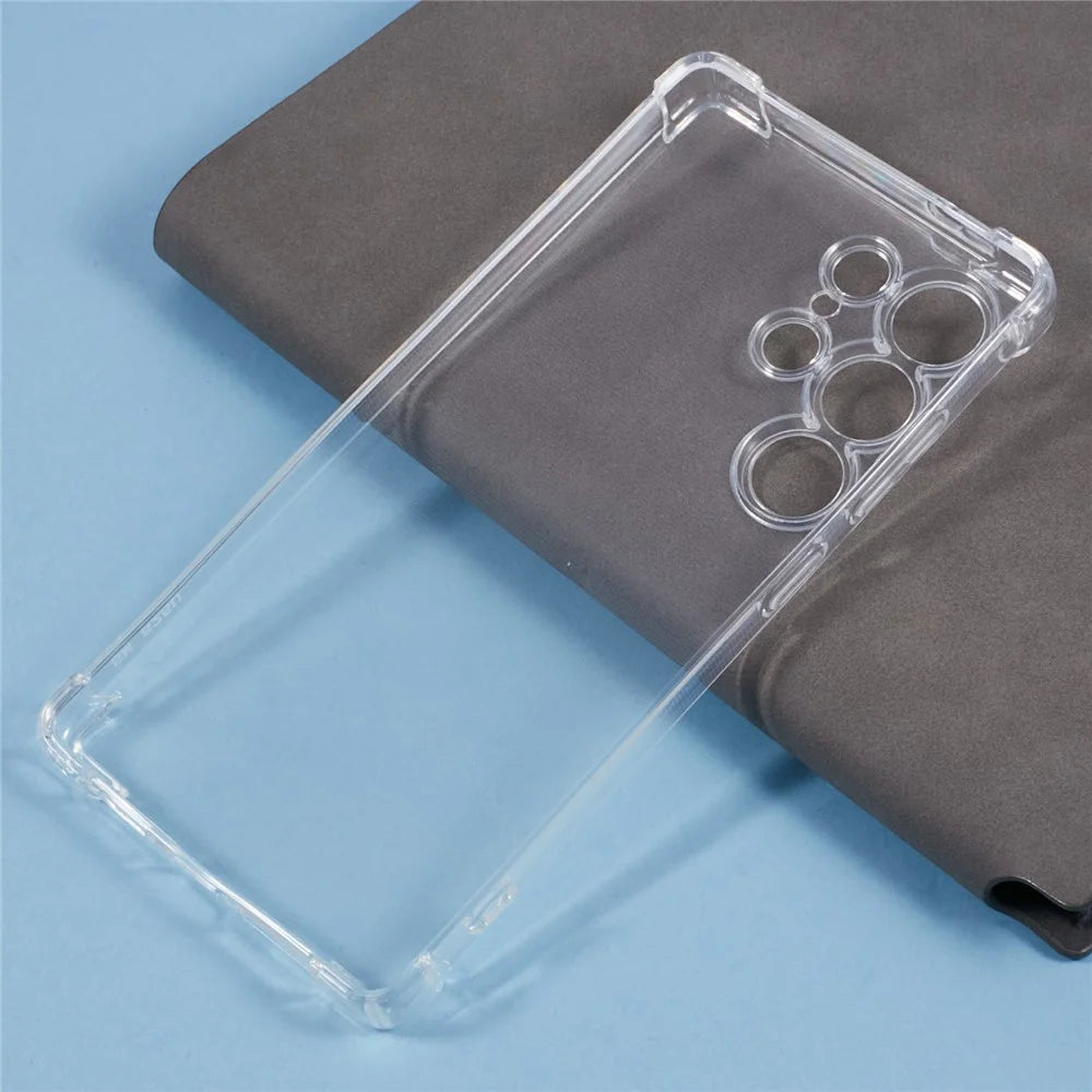 For Samsung Galaxy S25 Ultra Phone Case Reinforced Four Corner Anti-Drop Clear TPU Cover - 3