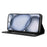 For itel A80 4G A671LC Leather Case Wallet Stand Retro Texture Phone Cover - Black - 3