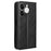 For itel A80 4G A671LC Leather Case Wallet Stand Retro Texture Phone Cover - Black - 7