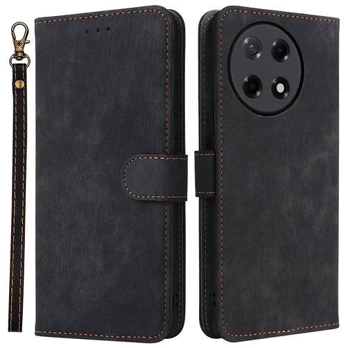 For TECNO Camon 30S 4G CLA5 Wallet Case RFID Blocking PU Leather Cover Stand View - Black - 1