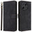 For TECNO Camon 30S 4G CLA5 Wallet Case RFID Blocking PU Leather Cover Stand View - Black - 1