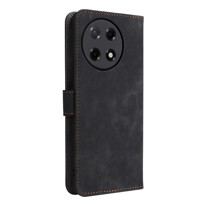 For TECNO Camon 30S 4G CLA5 Wallet Case RFID Blocking PU Leather Cover Stand View - Black - 7