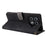 For TECNO Camon 30S Pro 4G Wallet Case RFID Blocking PU Leather Cover Stand View - Black - 4