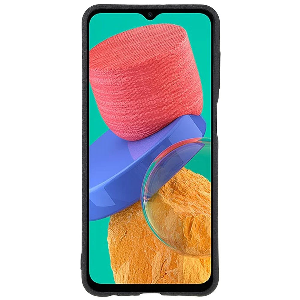 For Samsung Galaxy M33 5G (Global Version) Soft TPU Phone Cover Double-Sided Matte Anti-scratch Back Case - Black - 4