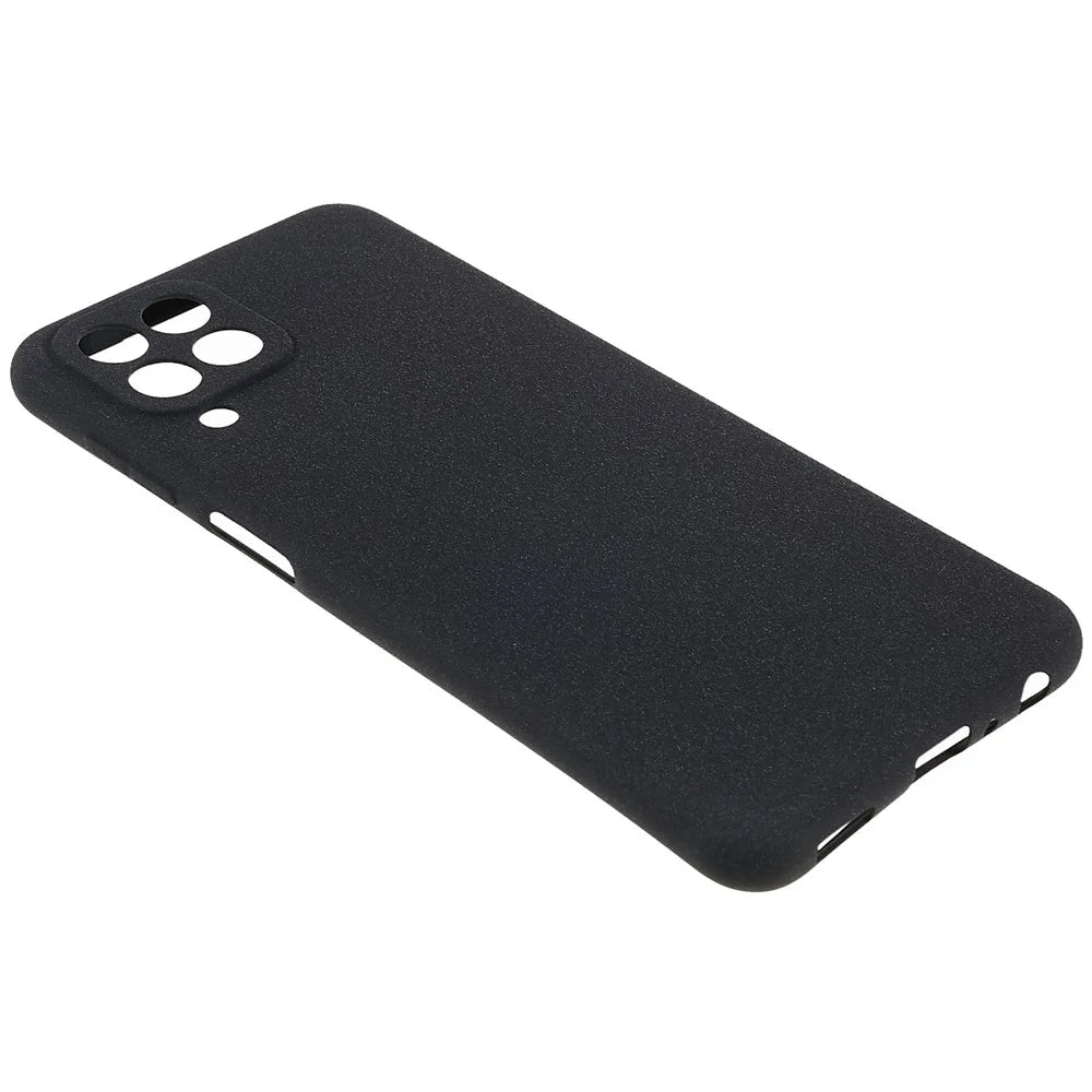 For Samsung Galaxy M33 5G (Global Version) Soft TPU Phone Cover Double-Sided Matte Anti-scratch Back Case - Black - 5