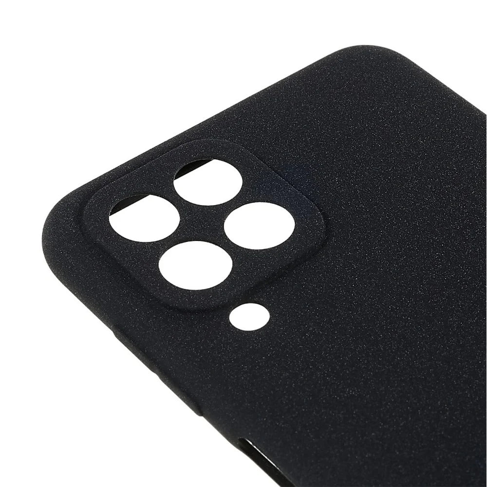 For Samsung Galaxy M33 5G (Global Version) Soft TPU Phone Cover Double-Sided Matte Anti-scratch Back Case - Black - 7