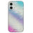 For iPhone 16 Case Colorful Design Shockproof Hard PC Phone Shell - Blue / Red - 1