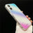 For iPhone 16 Case Colorful Design Shockproof Hard PC Phone Shell - Blue / Red - 4