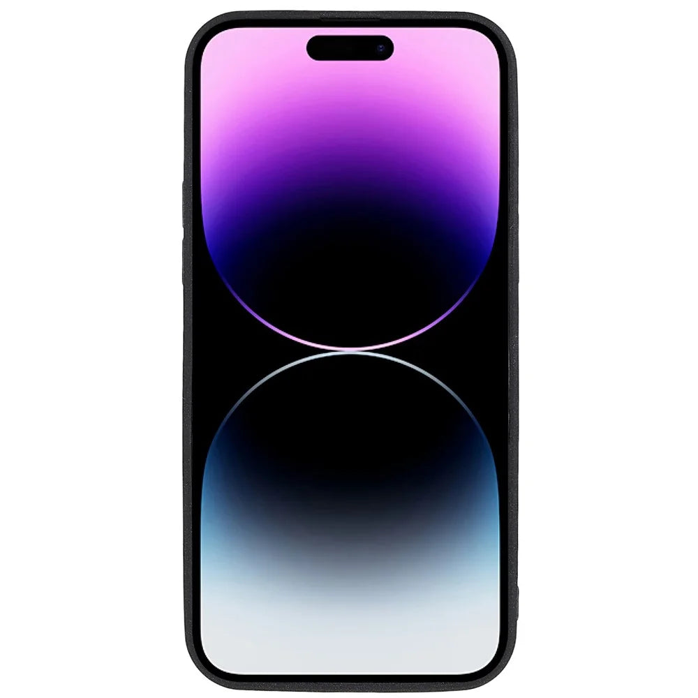 For iPhone 14 Pro Anti-scratch Phone Back Case Double-Sided Matte Soft TPU Anti-fingerprint Phone Cover - Black - 4
