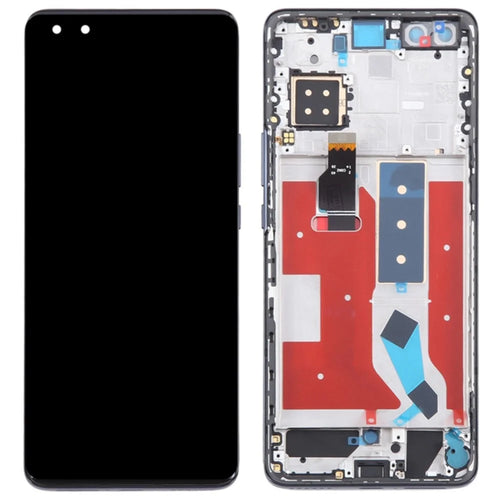 For Huawei nova 11 Pro OEM Grade S LCD Screen and Digitizer Assembly + Frame (Without Logo) - Black - 1
