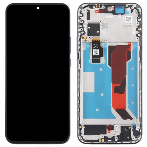 For Huawei nova 11 OEM Grade S LCD Screen and Digitizer Assembly + Frame (Without Logo) - Black - 1