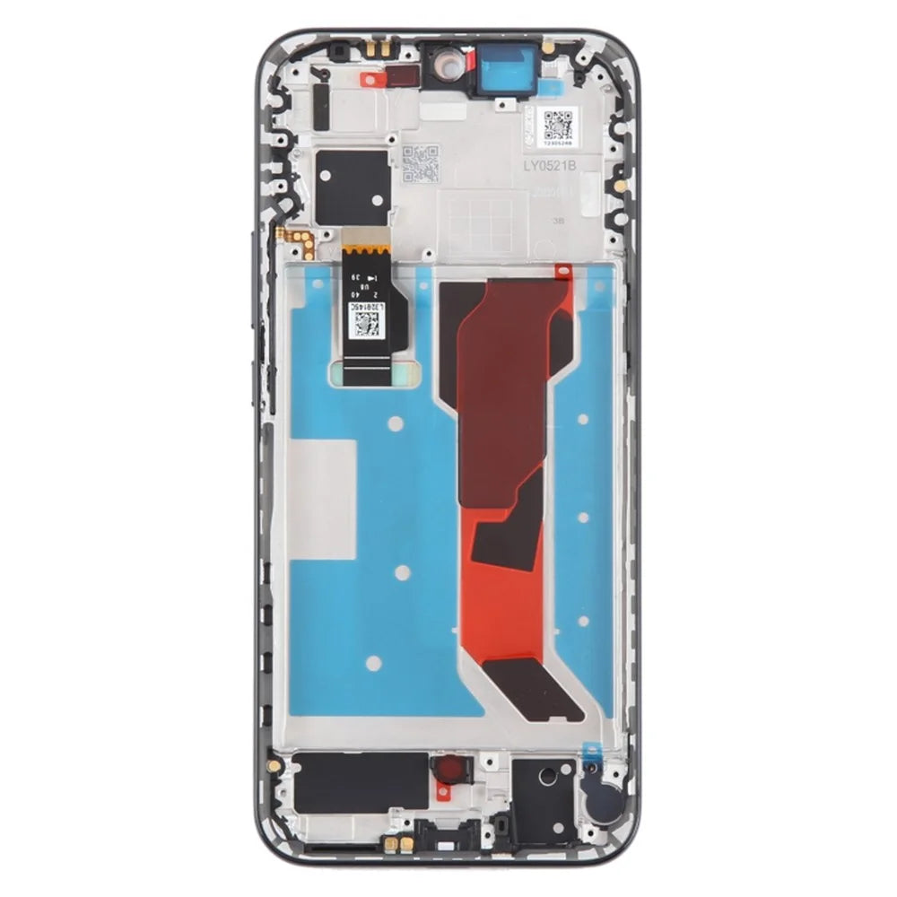 For Huawei nova 11 OEM Grade S LCD Screen and Digitizer Assembly + Frame (Without Logo) - Black - 3