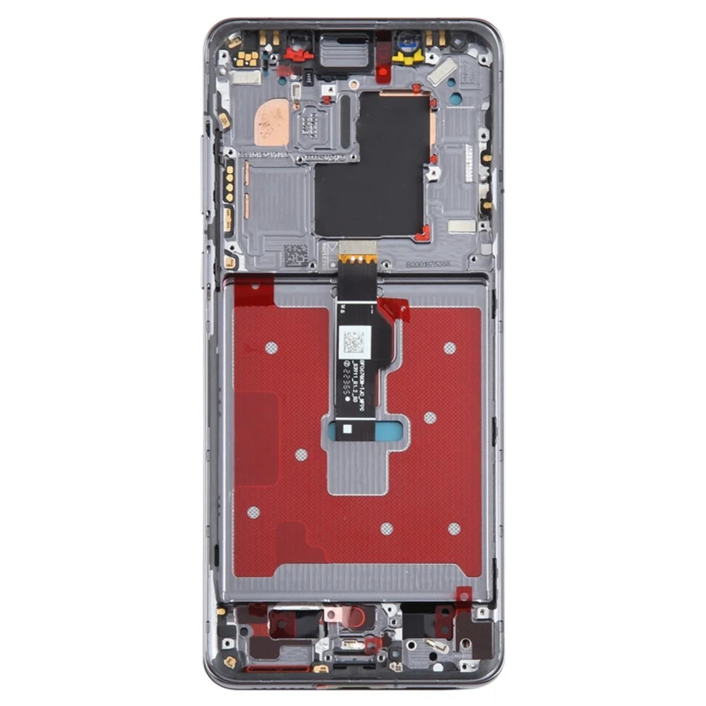 For Huawei Mate 50 Pro 4G OEM Grade S LCD Screen and Digitizer Assembly + Frame (Without Logo) - Black - 3
