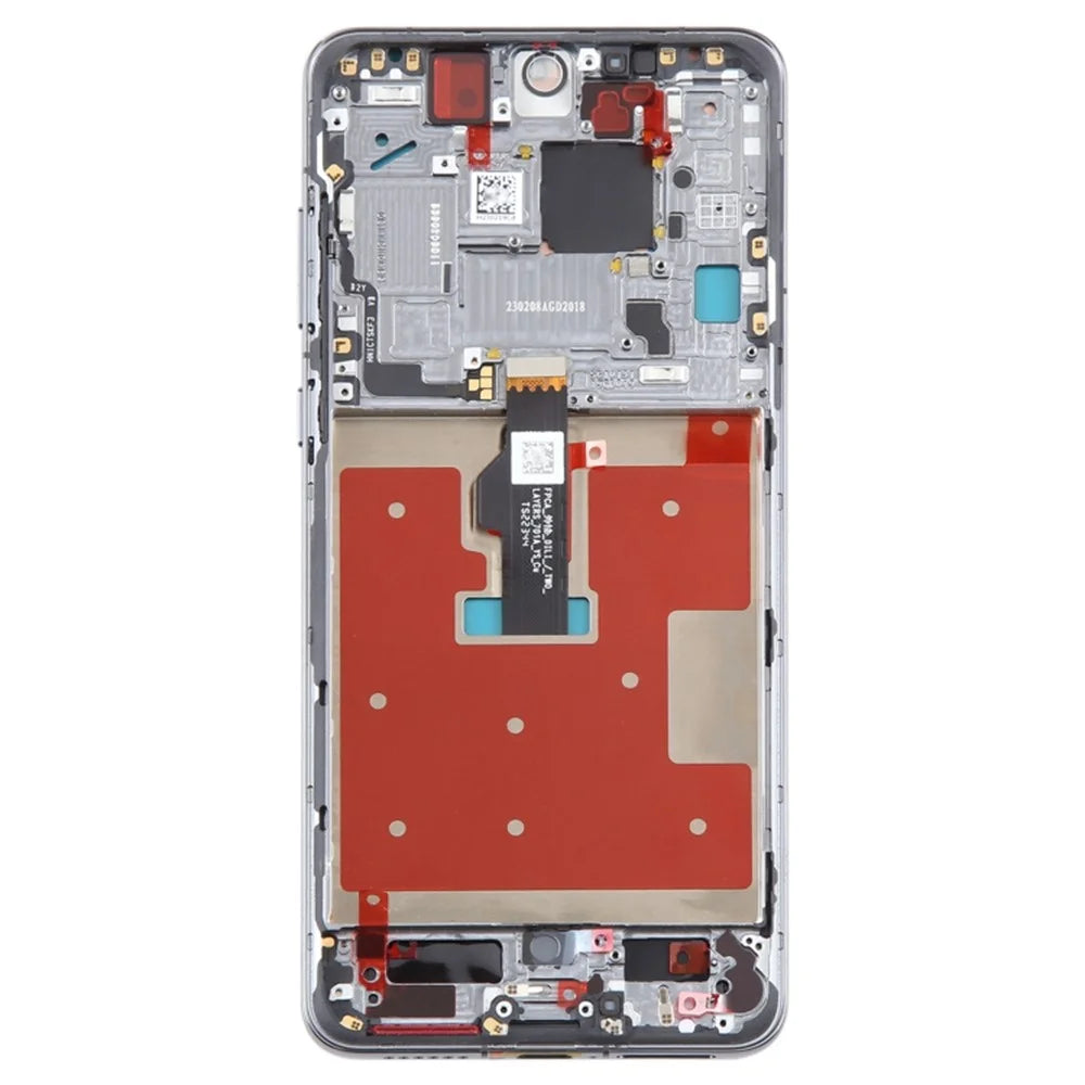 For Huawei Mate 50 4G OEM Grade S LCD Screen and Digitizer Assembly + Frame (Without Logo) - Black - 3