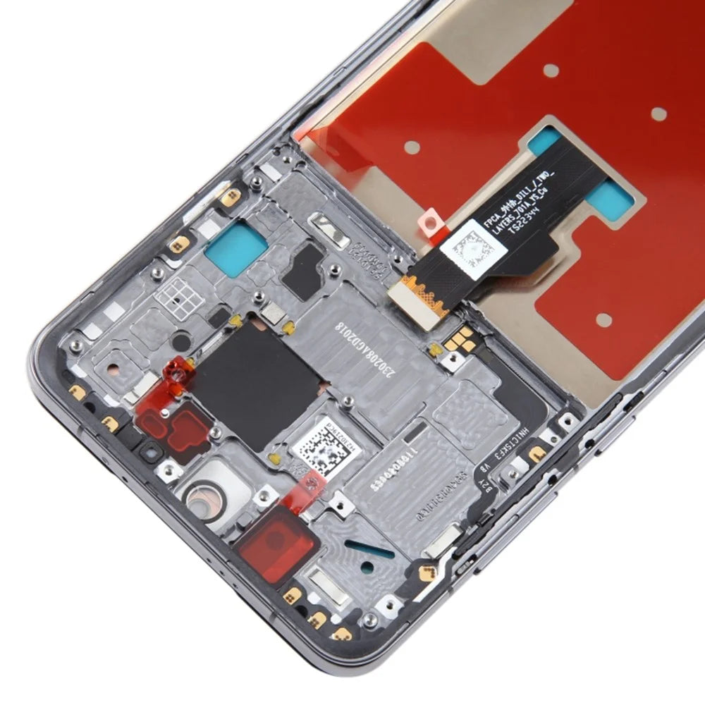 For Huawei Mate 50 4G OEM Grade S LCD Screen and Digitizer Assembly + Frame (Without Logo) - Black - 4