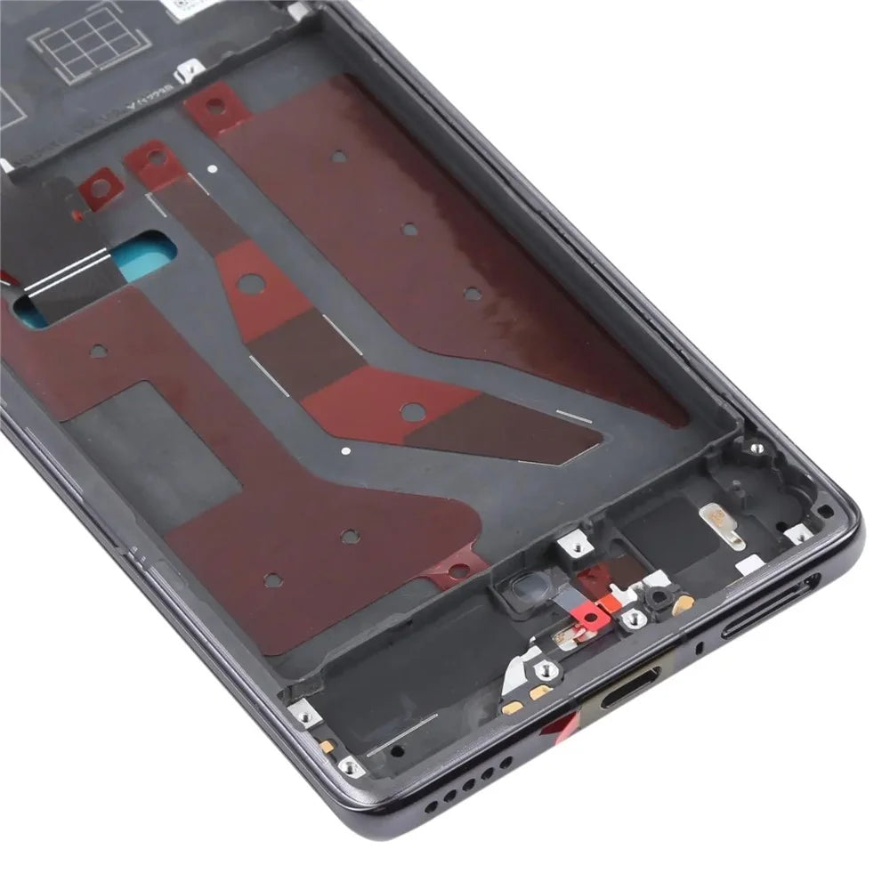 For Huawei nova 8 Pro 5G OEM Grade S LCD Screen and Digitizer Assembly + Frame (Without Logo) - Black - 5