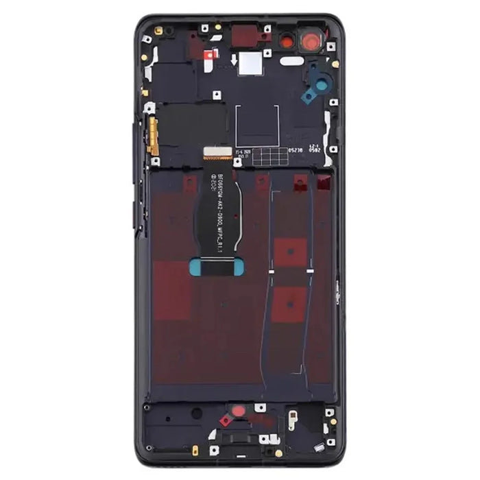 For Huawei nova 7 Pro 5G OEM Grade S LCD Screen and Digitizer Assembly + Frame (Without Logo) - Black - 3