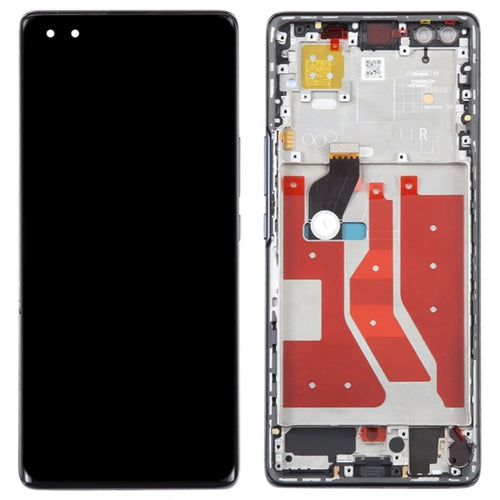 For Huawei nova 9 Pro OEM Grade S LCD Screen and Digitizer Assembly + Frame (Without Logo) - Black - 1