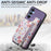 D10 For Samsung Galaxy A16 5G / A16 4G Case Pattern Kickstand Wallet Leather+TPU Phone Cover RFID Blocking - Pink - 6