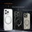 XUNDD Zero Sense Series For iPhone 16 Pro Case Compatible with MagSafe Rotating Kickstand PC+TPU Phone Cover - 3