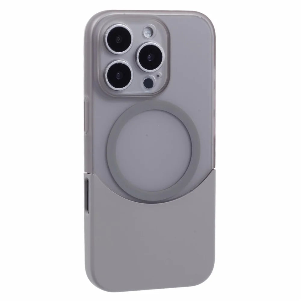 X-LEVEL For iPhone 16 Pro Case Compatible with MagSafe Matte Anti-Drop PC Phone Cover - Grey - 1
