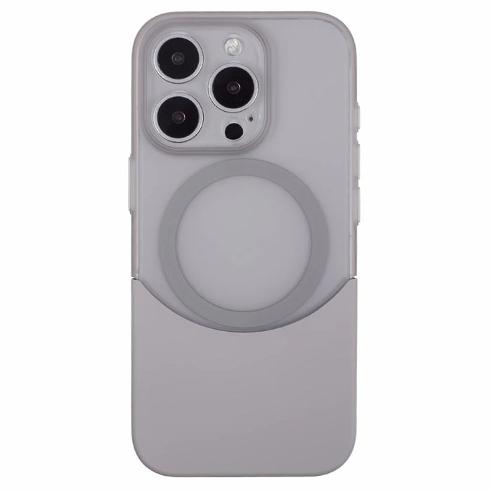 X-LEVEL For iPhone 16 Pro Case Compatible with MagSafe Matte Anti-Drop PC Phone Cover - Grey - 3