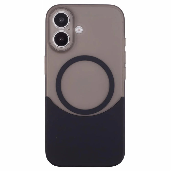 X-LEVEL For iPhone 16 Case Compatible with MagSafe Matte Anti-Drop PC Phone Cover - Black - 3