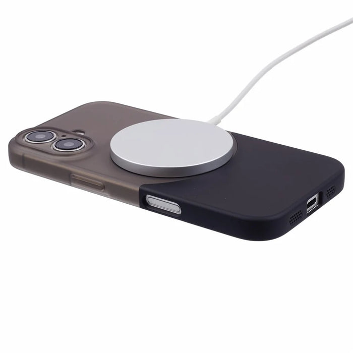 X-LEVEL For iPhone 16 Case Compatible with MagSafe Matte Anti-Drop PC Phone Cover - Black - 4