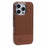 KIGC For iPhone 16 Pro Max Case PC+TPU+PU Electroplating Phone Cover - Titanium Gold - 1