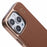 KIGC For iPhone 16 Pro Max Case PC+TPU+PU Electroplating Phone Cover - Titanium Gold - 6