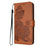 For Infinix Hot 50 5G Phone Cases Mandala Flower Leather Wallet Mobile Cover with Strap - Coffee - 7