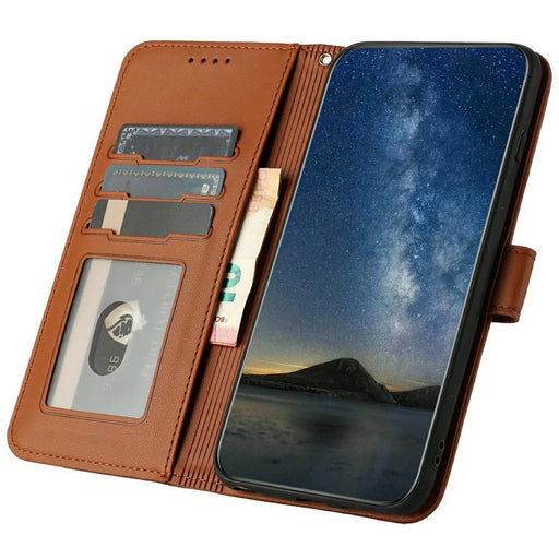 For Infinix Hot 50i 5G / Smart 9 4G Phone Cases Mandala Flower Leather Wallet Mobile Cover with Strap - Coffee - 2