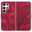YX0060 For Samsung Galaxy S25 Ultra Case Elephant Head Pattern Leather Phone Cover - Rose - 1