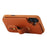 For iPhone 16 Case Kickstand Card Slots Leather Coated TPU Cover with Shoulder Strap - Brown - 2