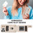 For iPhone 16 Pro Case Kickstand Card Slots Leather Coated TPU Cover with Shoulder Strap - Beige - 3