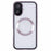 For iPhone 16 Case Double Sides Tempered Glass Phone Cover Compatible with MagSafe Full Protector - Rose Gold - 2