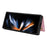 For Samsung Galaxy Z Fold5 5G Case Flower Leather+PC RFID Blocking Phone Cover Card Slots - Flowers - 4