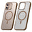 SULADA For iPhone 16 Case Compatible with MagSafe Ultra-Thin PC+TPU Phone Cover - Gold - 1