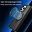 For iPhone 16 Pro Max Case Compatible with MagSafe PC+TPU Ring Kickstand Cell Phone Cover - Titanium Grey - 3