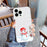 For iPhone 16 Pro Max Case Christmas Pattern Print Soft TPU Phone Protector - Snowman - 5