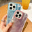 For iPhone 16 Pro Case Quicksand Glitter TPU+PC Shockproof Phone Cover - Pink - 6