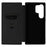 For Samsung Galaxy S25 Ultra Case Carbon Fiber Texture Drop-Proof PU Leather Phone Cover - Black - 5