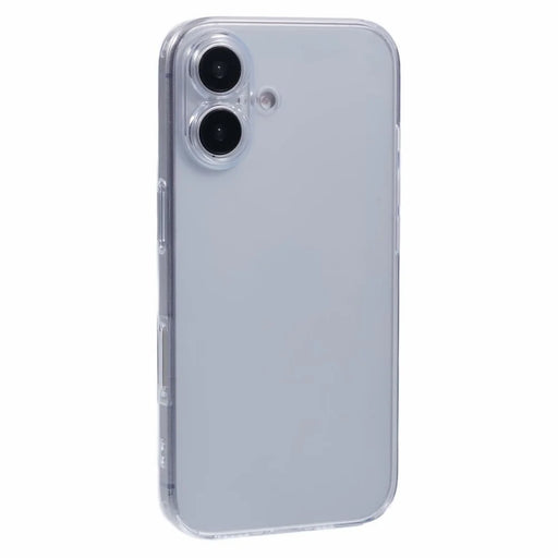 JAUCASE For iPhone 16 Case PC+TPU Matte Anti-Fingerprint Back Cover - White - 1