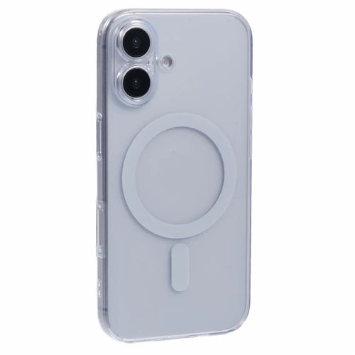 JAUCASE For iPhone 16 Case Matte Anti-Fingerprint Back Cover Compatible with MagSafe - White - 1