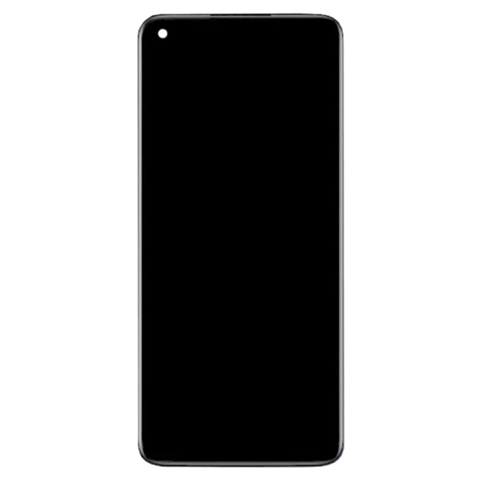 For OnePlus Nord N100 Grade C LCD Screen and Digitizer Assembly + Frame Replacement Part (without Logo) - Black - 2
