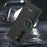 GKK For Samsung Galaxy Z Fold5 5G Case Tempered Glass Screen Film+Hard PC Phone Cover with Ring Holder, Finger Strap - Black - 5
