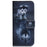 For Samsung Galaxy S25 Ultra Wallet Case Pattern Print Leather Phone Cover - Dog and Wolf - 6