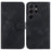 For Samsung Galaxy S25 Ultra Stand Case 7-Shaped Pattern Imprint Leather Phone Cover - Black - 1